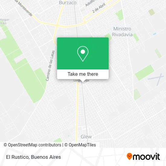 El Rustico map