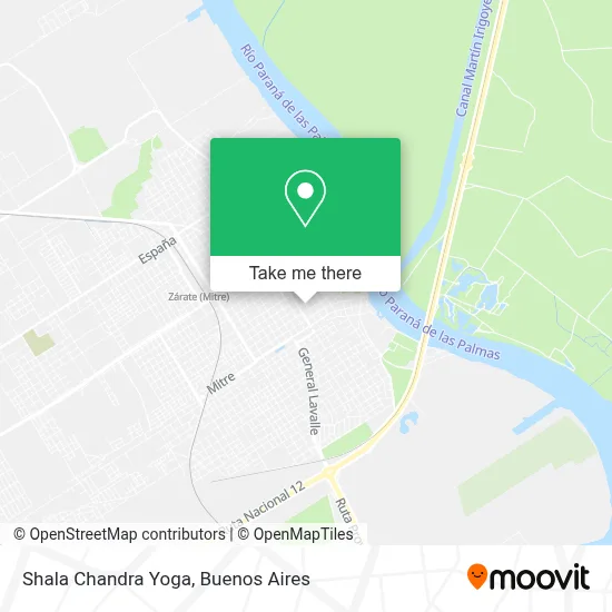 Shala Chandra Yoga map