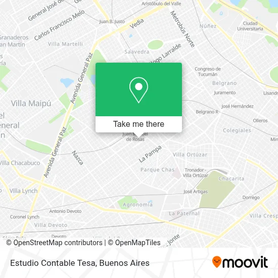 Estudio Contable Tesa map