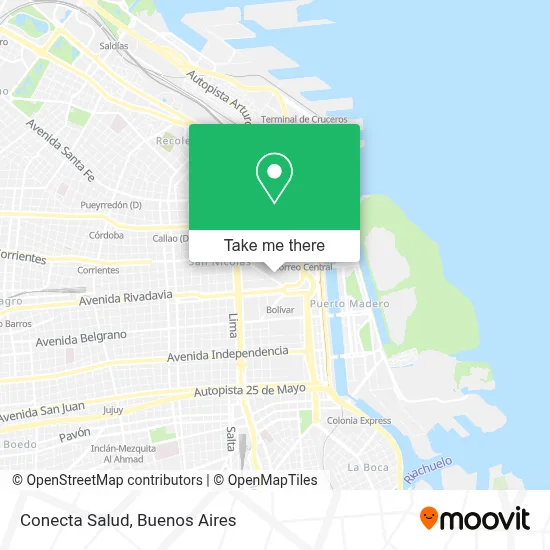 Conecta Salud map