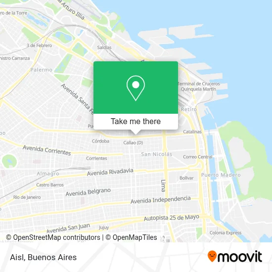 Aisl map