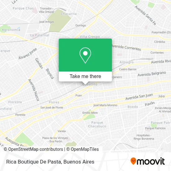 Rica Boutique De Pasta map