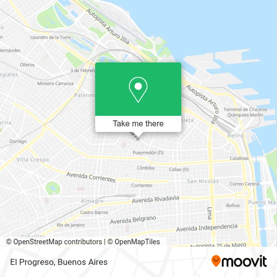 El Progreso map