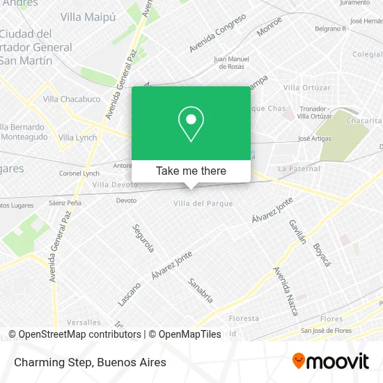 Charming Step map