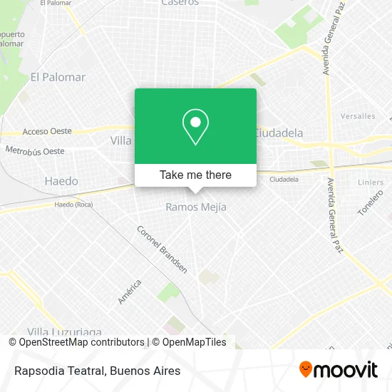 Rapsodia Teatral map