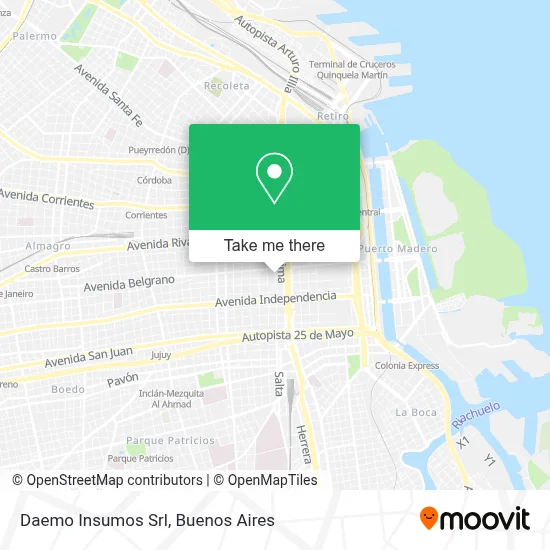 Daemo Insumos Srl map