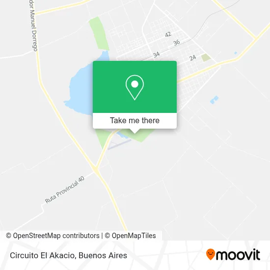 Circuito El Akacio map