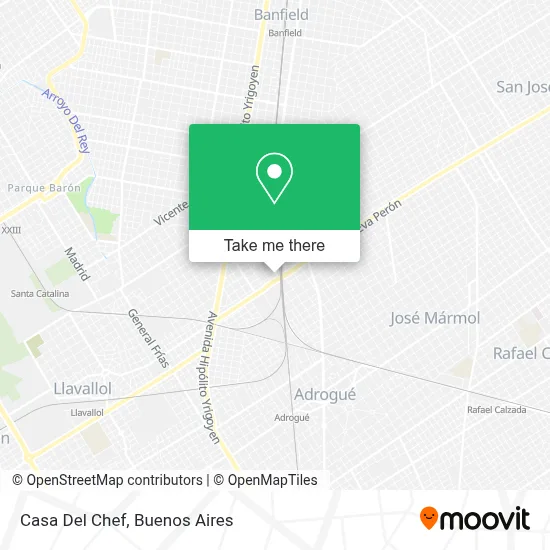 Casa Del Chef map