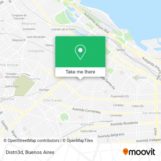 Distri3d map