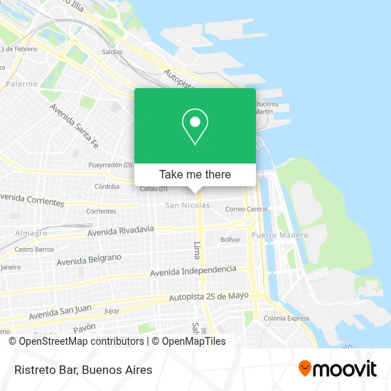 Ristreto Bar map