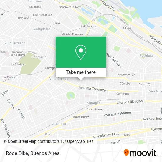 Rode Bike map