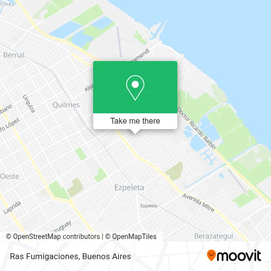 Ras Fumigaciones map
