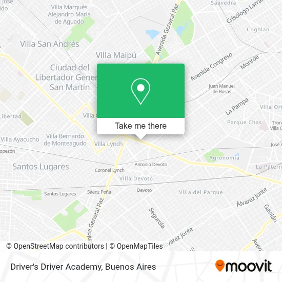 Driver's Driver Academy map