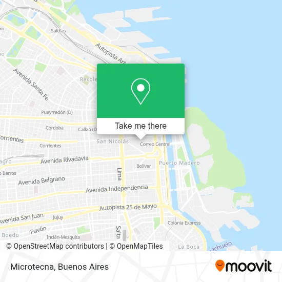 Microtecna map