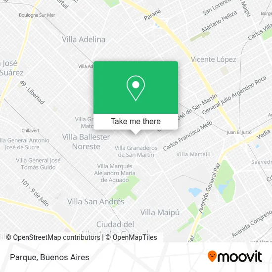 Parque map