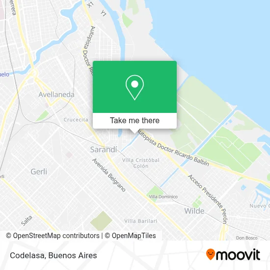 Codelasa map