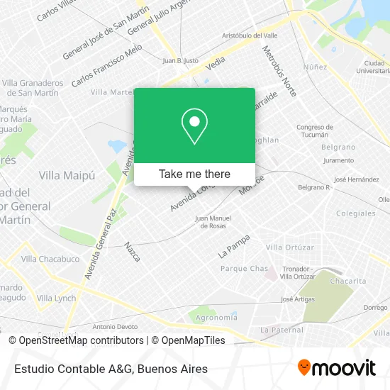 Estudio Contable A&G map