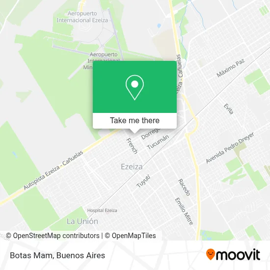 Botas Mam map