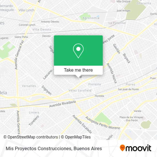 Mis Proyectos Construcciones map