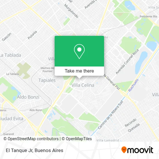 El Tanque Jr map