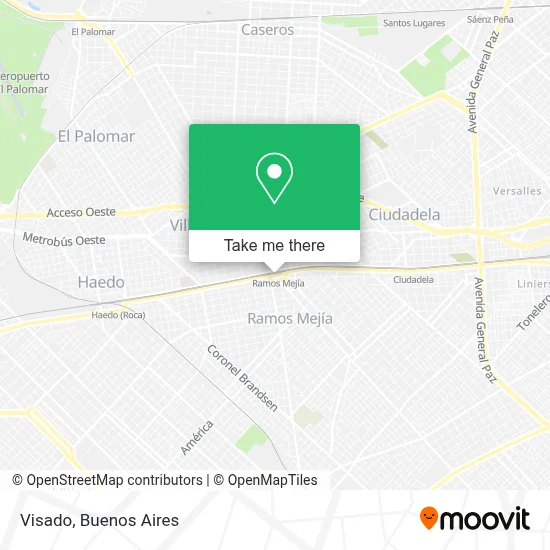Visado map