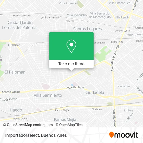 Importadorselect map