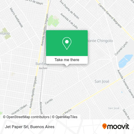 Jet Paper Srl map