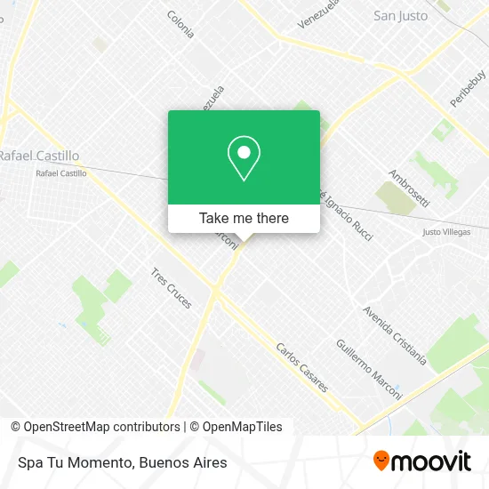 Spa Tu Momento map
