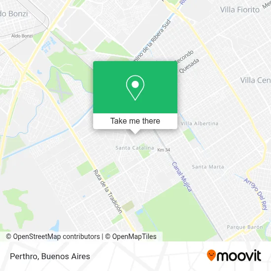 Perthro map