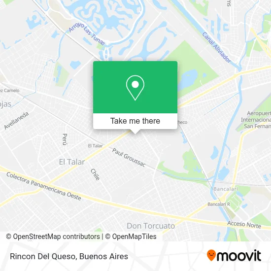 Rincon Del Queso map