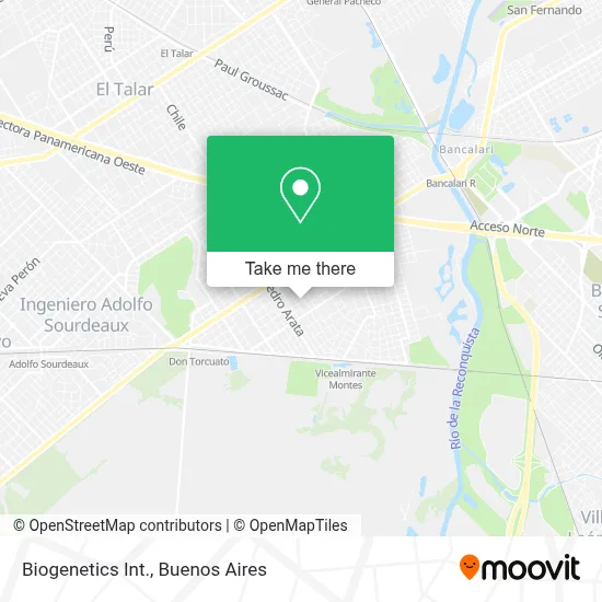 Biogenetics Int. map