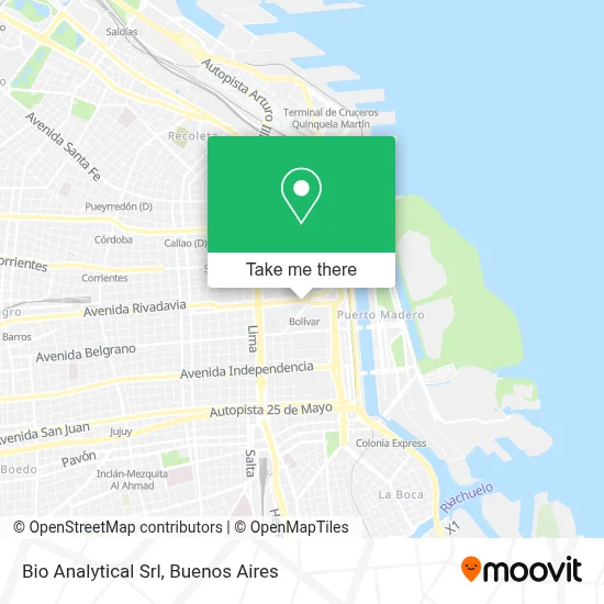 Bio Analytical Srl map