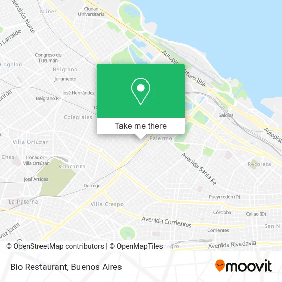 Bio Restaurant map
