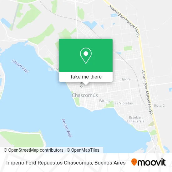 Imperio Ford Repuestos Chascomús map