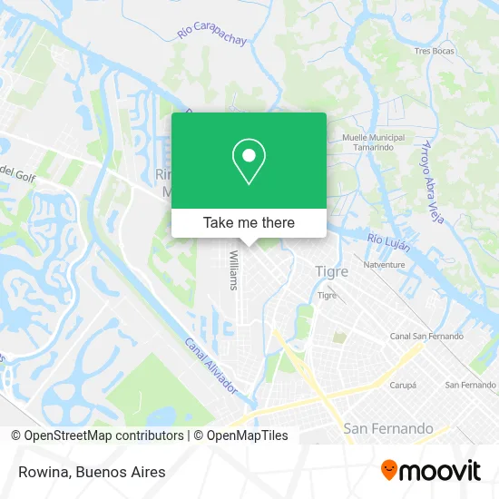 Rowina map