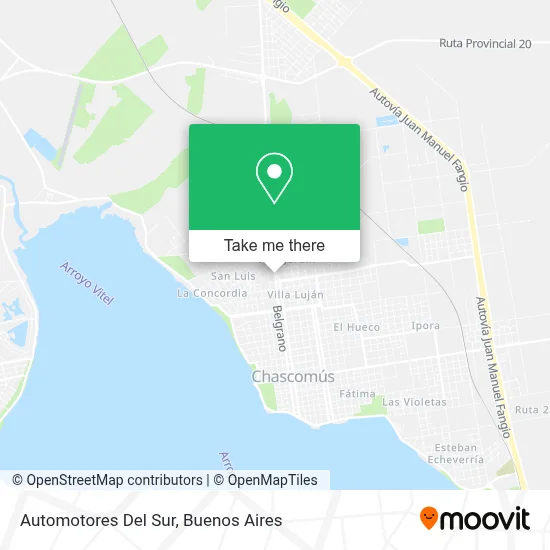 Automotores Del Sur map