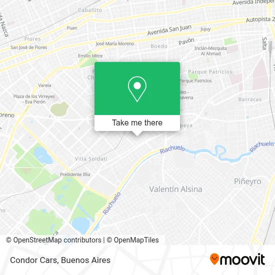 Condor Cars map