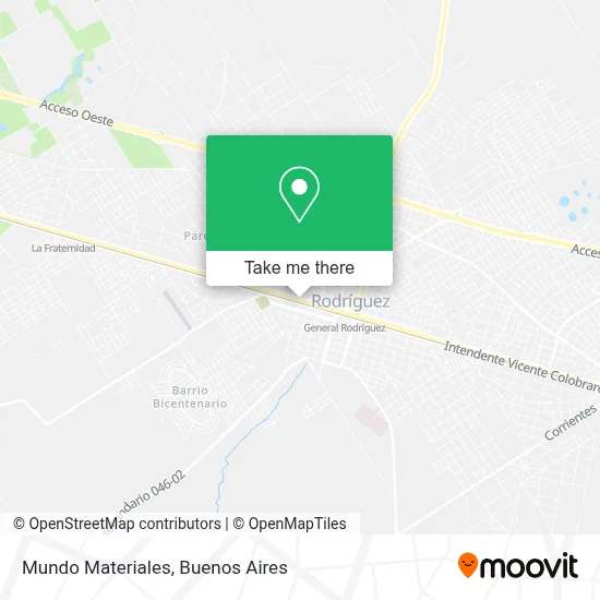 Mundo Materiales map