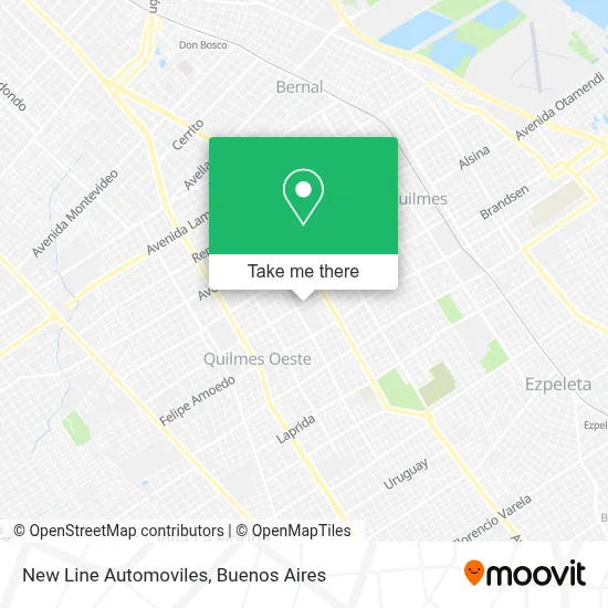New Line Automoviles map
