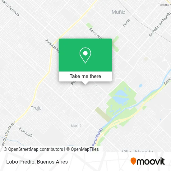 Lobo Predio map