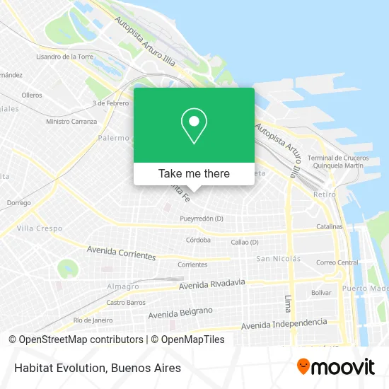Habitat Evolution map