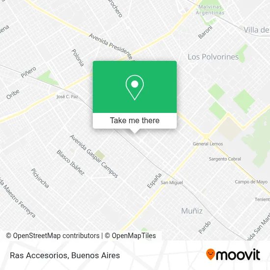 Ras Accesorios map