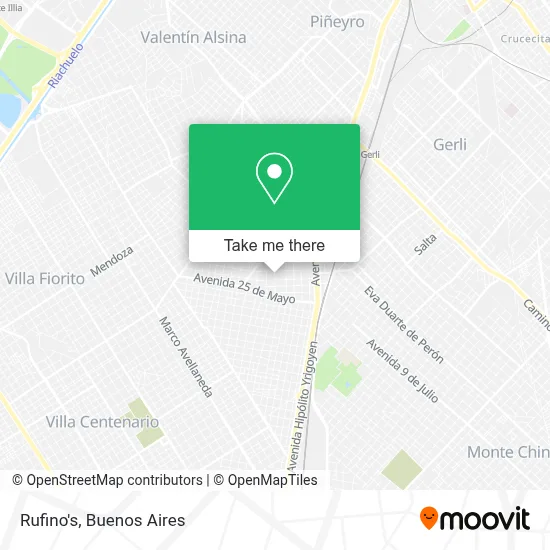 Rufino's map
