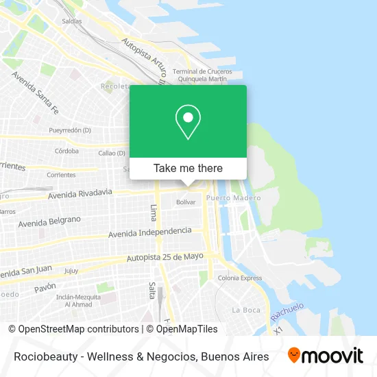 Rociobeauty - Wellness & Negocios map