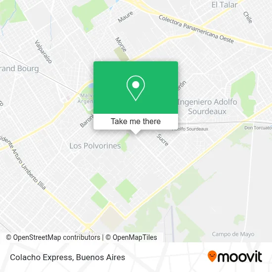 Colacho Express map