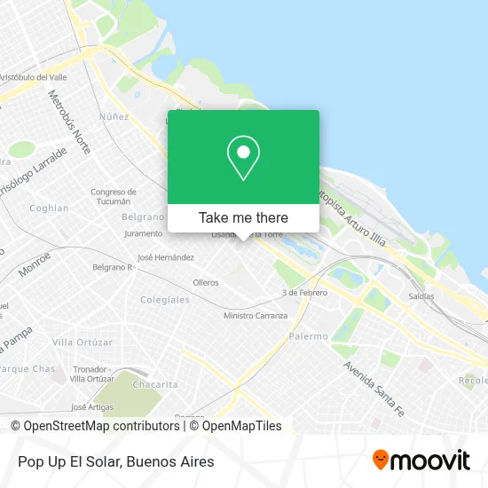 Pop Up El Solar map