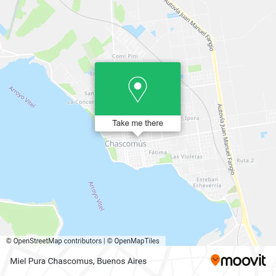 Miel Pura Chascomus map