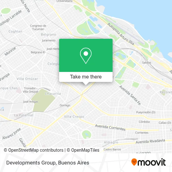 Developments Group map