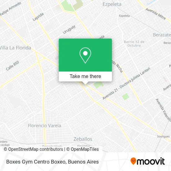 Boxes Gym Centro Boxeo map