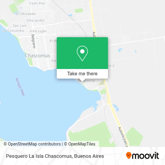 Pesquero La Isla Chascomus map
